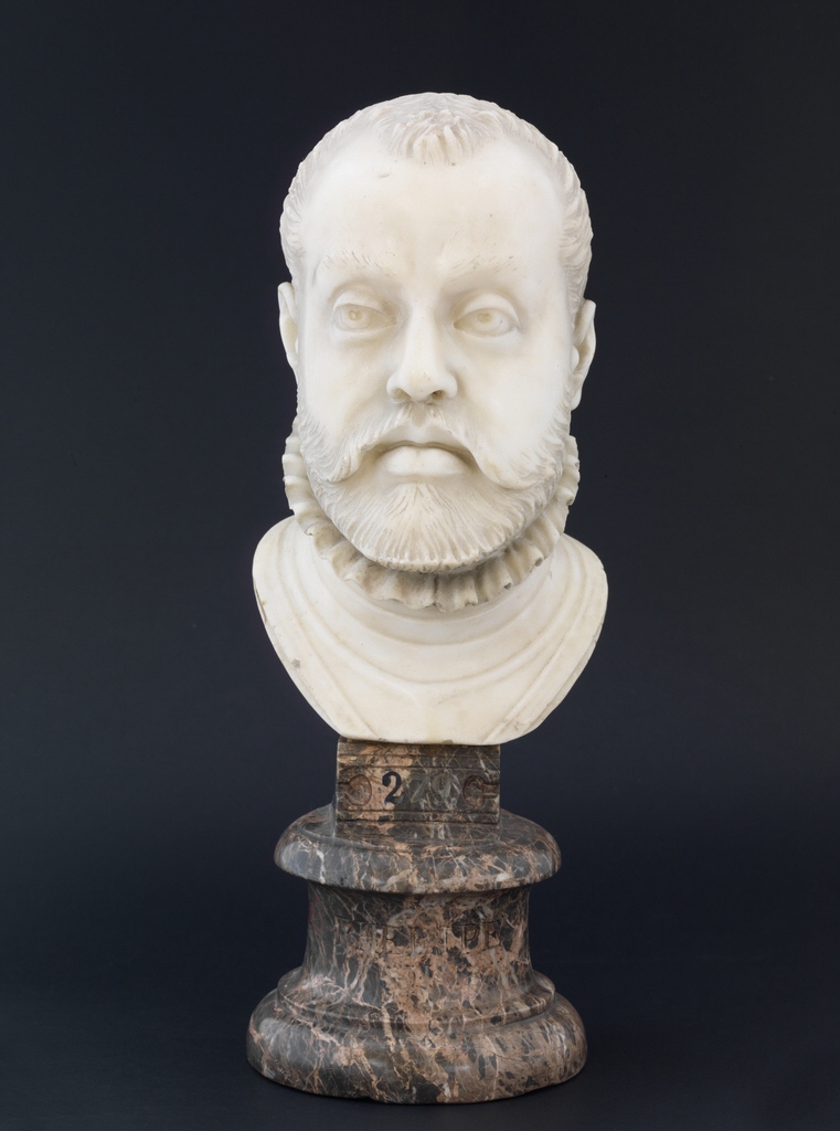 Busto de Felipe II. Pompeo Leoni. 1575. Depósito Museo del Prado.